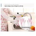 thumbnail image 4 of Guantes Impermeables De Goma Para Lavar Platos De Cocina Guantes De Limpieza De Baño Reutilizables De Color De Contraste Moyic HA014547-00, 4 of 7