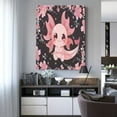 thumbnail image 4 of KLL Chibi Axolotl Sakura Fantasy Print Farmhouse Canvas Wall Art,Wall Decorations For Living Room Office Canvas Wall Decor for Home Decorations, 12'×16’’, 4 of 8