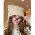 thumbnail image 4 of Babysbule Hats for Women Winter Winter Knitted Hats Fashion Cold Hat Cute Outdoor Warmth Thick Woolen Hats, 4 of 5