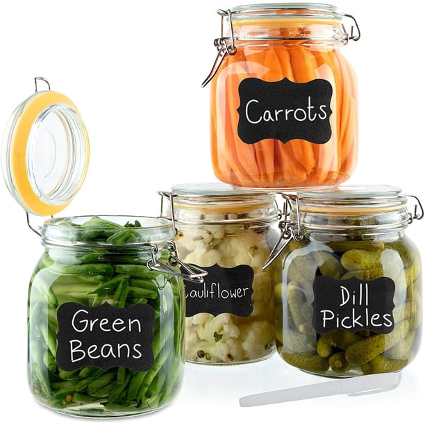 Glass Jars with Airtight Lid Glass Airtight Food Storage Containers