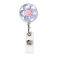 thumbnail image 2 of Retractable Flower Badge Holder For Nurse, 3D Cartoon Flora Chest Card Clip With Easy Pull Buckle, 2 of 6