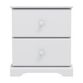 thumbnail image 6 of HH2Home Campbell Wood 2-Drawer Kids Nightstand, White, 6 of 14