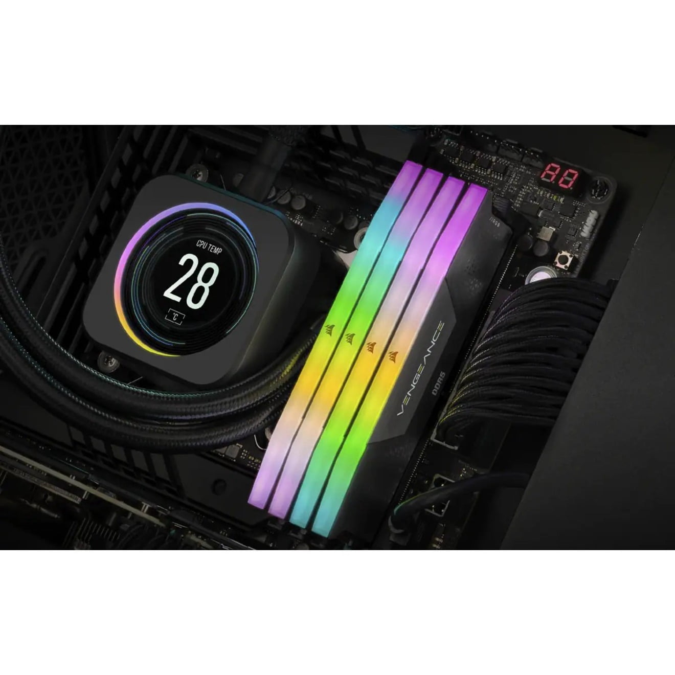 CORSAIR Vengeance RGB 32GB DDR5 5200 Gaming Desktop Memory Model