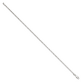 thumbnail image 2 of 925 Sterling Silver 2mm Rolo Chain Anklet, 2 of 6