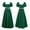 Green, variant on Girl Christmas Dress Puff Sleeve Short Sleeve Christmas Dress Christmas Outfit Party Dress 16-17 Years
