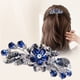 thumbnail image 2 of Pinza de pelo para boda con pedrería, pasadores de cristal CZ, pasador de cristal morado, pasador de pelo CZ, adornos decorativos para la cabeza, tocados de boda con cristal, 2 of 2