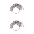 thumbnail image 1 of Scienceny Aluminium Alloy Ring Measurement Loop Portable Sizer 0-13mm Anti-corrosive Anti-rust Smooth Tool Accessories Measuring 2piezas Scienceny CBP102916, 1 of 3