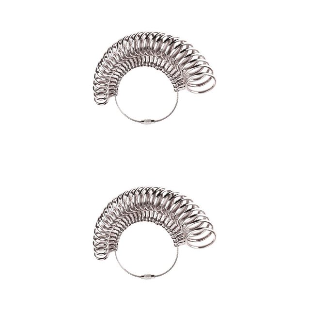 Scienceny Aluminium Alloy Ring Measurement Loop Portable Sizer 0-13mm Anti-corrosive Anti-rust Smooth Tool Accessories Measuring 2piezas Scienceny CBP102916