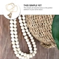 thumbnail image 4 of JIAHUI Wood Bead Garland with Tassels Farmhouse Beads Rustic Home Country Decor, 4 of 9
