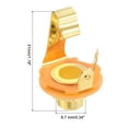 thumbnail image 2 of 5 Pcs Guitar Input Jack 1/4" Stereo Jack Mono Panel Mount Socket Gold, 2 of 5