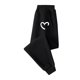 thumbnail image 1 of Odeerbi 2-13 Años Niñas Pantalones de Algodón Amor Imprimir Entrenamiento Deportes Pantalones de Jogger Cintura Elástica Cómoda Joggers Sueltos, 1 of 4