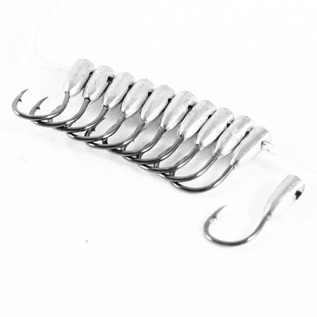 Unique Bargains 11 x Freshwater Pool Angling   Head Fishing Tool Fish Hooks (Best Tool For Cutting Fish Hooks)