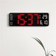 thumbnail image 5 of Reloj de pared digital grande, control remoto, temperatura, fecha, semana, visualización, temporizador, cuenta regresiva, reloj de pared de mesa, relojes LED con alarma dual A, 5 of 5