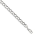 thumbnail image 1 of Sterling Silver 6mm Double Link Charm Bracelet 8 Inch "Bracelets, 1 of 2