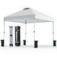 thumbnail image 1 of Carpa con toldo Nazhura, 3 x 3 m, plegable, con bolsa de arena, color blanco, 1 of 7