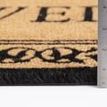 thumbnail image 2 of Mainstays Black 'Welcome' Estate Outdoor Coir Doormat, 20"x46", 2 of 6