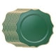 thumbnail image 3 of 10 platos para servir reutilizables para fiestas, vajilla ligera para mesa. Verde, 3 of 8