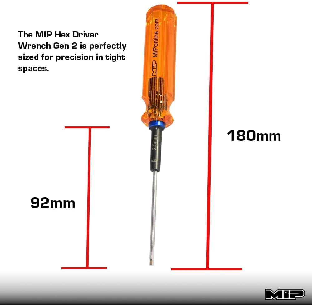 MIP 9602 Hex Driver Wrench Set Gen 2 Metric 3 1.5mm 2.0mm & 2.5mm