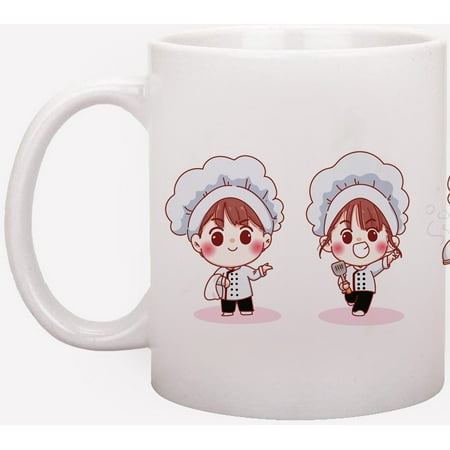 

RADANYA Boy & Girl Pics Ceramic Mugs Coffee Mugs 11oz Beautiful Mugs Gift For Birthday Gift For Boyfriend Girlfriend Valentine s Day Friendship Day Gift For Best Friend Color : White