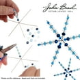 thumbnail image 3 of John Bead 5-Piece 9" Snowflake Frame for Beading Crafts 21ga (.09dia.), 3 of 6