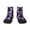 1 Black, variant on Cartoon Black Cats Pattern Quarter Crew Socks,Toe Seamed Ankle Socks,Cotton Cushioned Breathable Athletic Crew Sports Socks