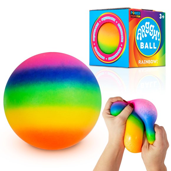 Stress Ball Power Your Fun Arggh Rainbow Giant para adulto