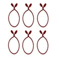 thumbnail image 4 of Haute Decor Decorative Twist Ties 16" Red, 4 of 7