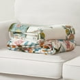 thumbnail image 5 of Jessica Simpson Floral Plush Throw Blanket, Blush, 50" x 70", 5 of 5