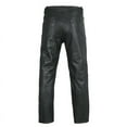 thumbnail image 2 of Beautifully Designed Black Color 100% Lambskin Leather Motorcycle Atheletic Pant For Men Size -28, 2 of 3