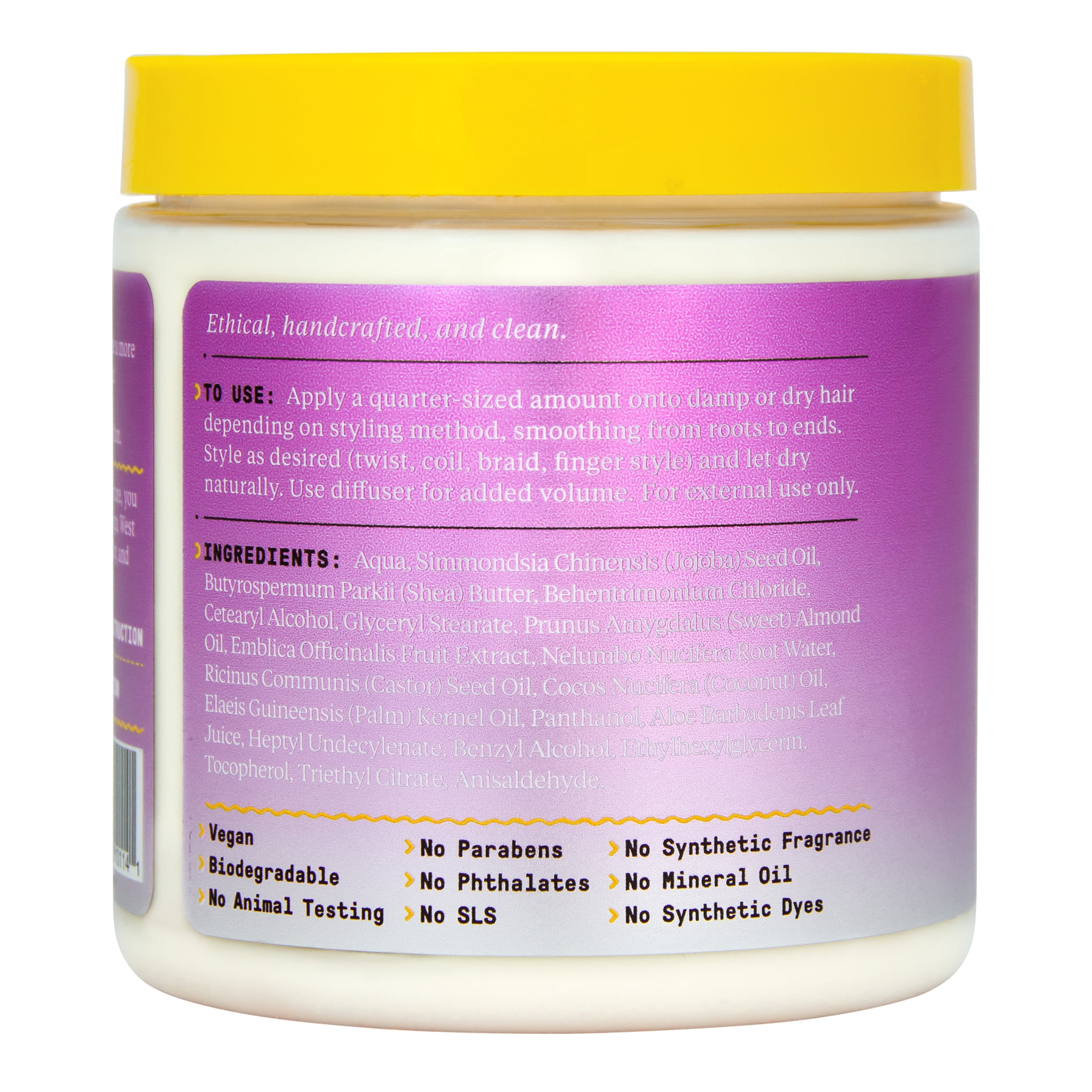 Alaffia Beautiful Curls Coil Sculpt Hair Butter Cream, 8 fl oz