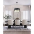 thumbnail image 6 of Design Living 8-Light Black Chandelier With Clear Hanging Crystals, 6 of 6