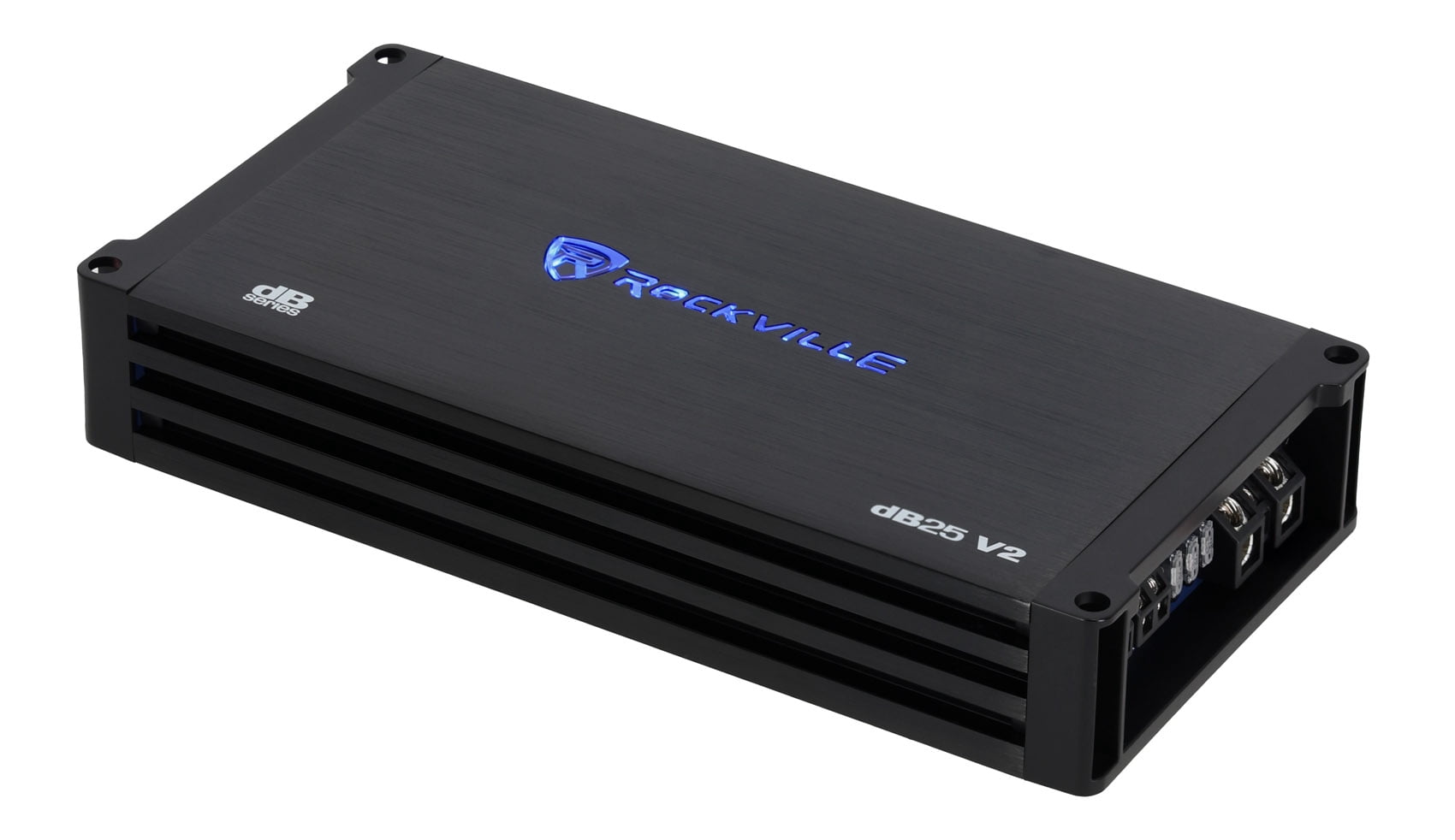 Rockville dB25 v2 3000w Peak/750w RMS 2 Channel Amplifier Compact Car Stereo Amp