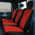 thumbnail image 4 of TLH Red Full Set Neosupreme Custom Fit Seat Covers for 2021 - 2023 Ford F150 XLT | Lariat | Raptor with Water Resistant Neoprene Insert, 4 of 8