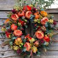 thumbnail image 6 of Autumn Peony Wreath with Durable Materials and Easy Hanging for Thanksgiving and Fall Decor, 6 of 8