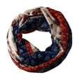 thumbnail image 4 of Peach Couture Exclusive Floral Print Vintage Infinity Loop Scarf, 4 of 6