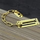 thumbnail image 2 of Cerradura de puerta con cadena, pestillo, cerrojo, seguridad para el hogar, protector de puerta, cadena restrictora, dorado, 2 of 9