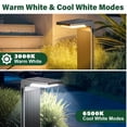 thumbnail image 2 of Luces solares para caminos COXSENI, 60 LED, IP65, impermeables, 2200 mAh, 2 of 6