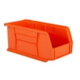 thumbnail image 2 of Hudson Exchange 11" x 5-1/2" x 5" (6 Pack) Plastic Stackable Storage Bin and Hanging Container, Orange, 2 of 3
