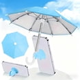 thumbnail image 4 of Suction Cup Phone Sun Shade, UV Protection and Anti Glare Umbrella, Adjustable Angle Smartphone Accessory for Outdoor Selfie Video Call and Live Streaming Gift, 4 of 6