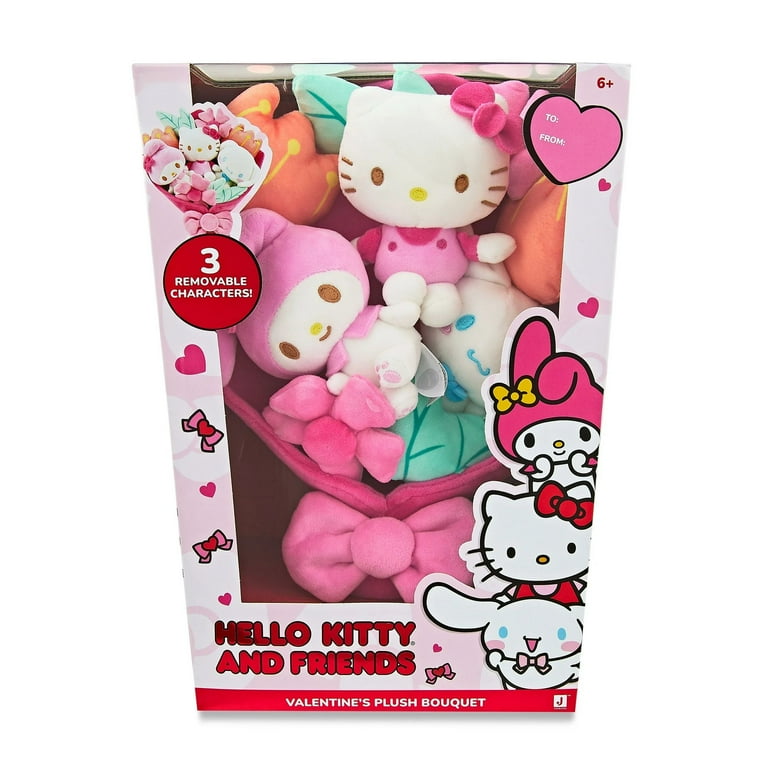 Hello Kitty and Friends - 12-inch Plush Valentine's Bouquet - 9