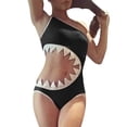 thumbnail image 3 of Womens Suit Shark Design Swimsuit Swimsuit Bathing Swimwears, 3 of 8