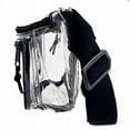 thumbnail image 5 of K-Cliffs 2 Pack Clear Anti-Theft 3-Zipper PVC Fanny Pack with Black Trim, Unisex, Teen-Adult, 5 of 10