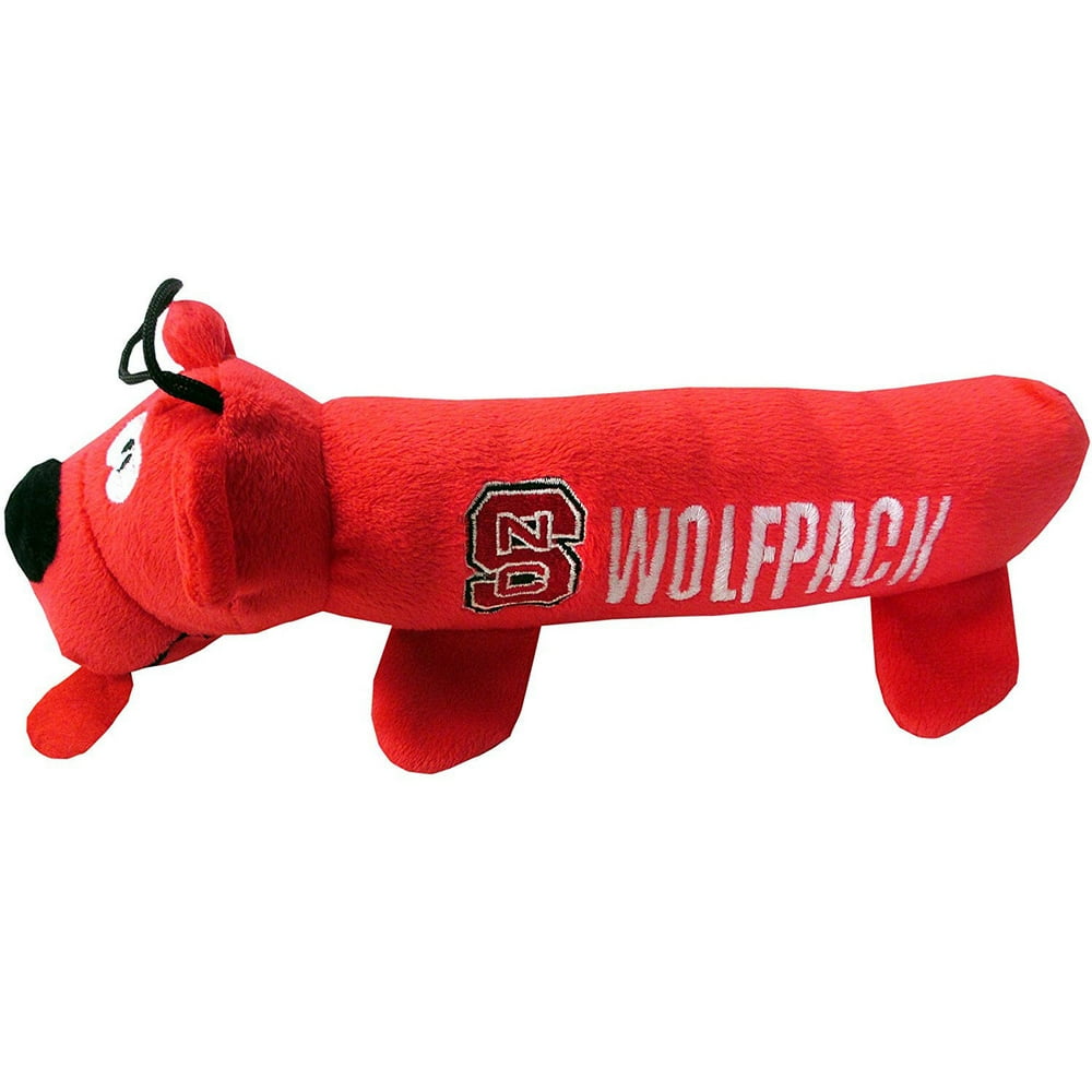 Pets First College NC State Wolfpack DOG TOY Licensed Tube Toys