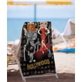 thumbnail image 2 of Betty Boop Hollywood Nights Officially Licensed Beach Towel 30' X 60', 2 of 6