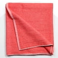 thumbnail image 6 of Fibertone 4-Piece Solid Beach Towel Set, Coral (60x30), 6 of 6