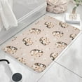 thumbnail image 3 of Cute Hedgehog with Flowers Flannel Non Slip Door Rugs,Washable Door Mats Indoor,Decorative Door Mats,Dirt-Resistant and Absorbent Doormat for Entrance,Bedroom,Kitchen,Bathroom,31.5"x17", 3 of 4