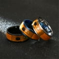 thumbnail image 5 of Xinyolin NFC Stainless Steel Phone Chip Dripping Oil Dual Dragon Pattern Smart Ring Gift, 5 of 8
