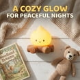 thumbnail image 2 of Campfire Night Light, Portable Flame Lamp with White Noise, Cute Silicone Flameless Candle Lights,Suitable for Kids lamp Bedroom, Indoor/Outdoor and Home Decoration, 2 of 7