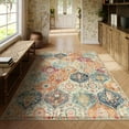 thumbnail image 4 of Moynesa 9'x12' Area Rug for Living Room Moroccan Ultra-Thin Machine Washable Large Carpet Non-Slip Bedroom Rug Non Shedding Accent Rug for Dining Room Office,Cream, 4 of 6