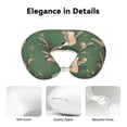 thumbnail image 4 of Memory Foam Travel Neck Pillow For Airplane Car Home Portable Soft Plush Removable Washable Cover Neck Support Pillows Flying Mallard Ducks, 4 of 8